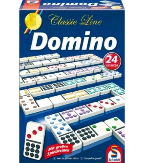 Bild von Domino mit grossen Spielsteinen