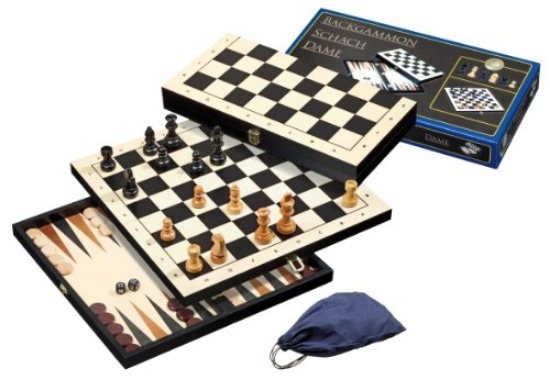 Bild von Schach-Backgammon-Dame-Set