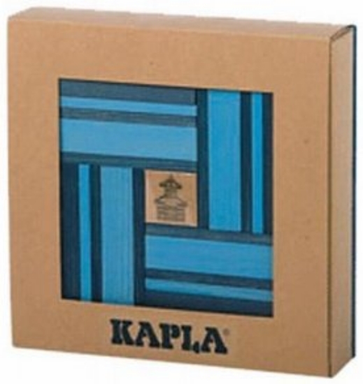 Bild von KAPLA Color blau-hellblau mit Buch