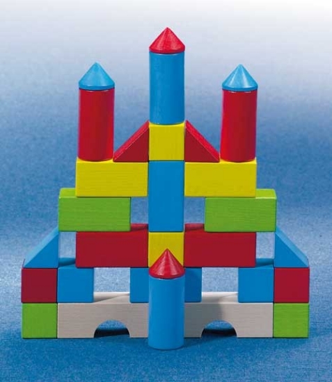 Bild von Farbige BauSteine