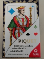 Bild von Jasskarten Piquet Deluxe Opti  - vier Farben