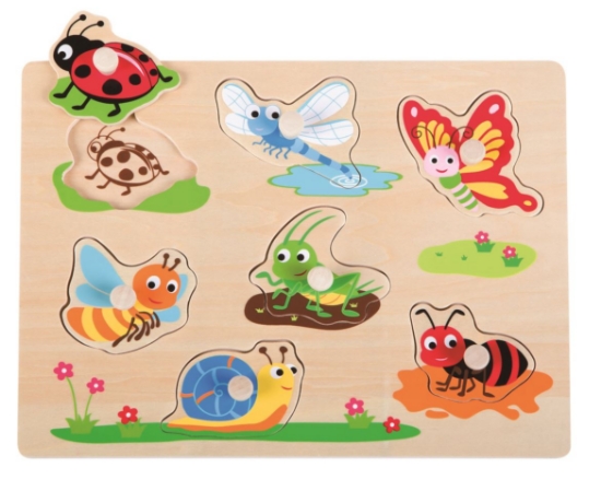 Bild von Puzzle Insekten mit Griffli