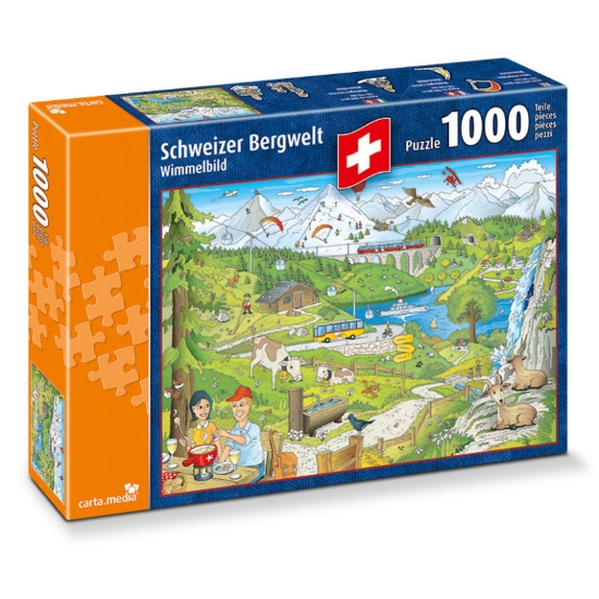 Bild von Puzzle - Schweizer Bergwelt