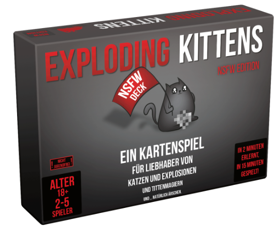 Bild von Exploding Kittens NSFW Edition