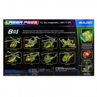 Bild von Laser Pegs Helicopter 8 in 1