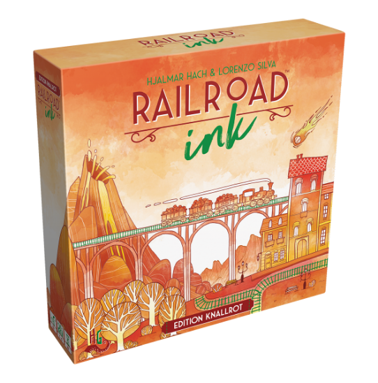 Bild von Railroad Ink: Edition Knallrot (Horrible Games)