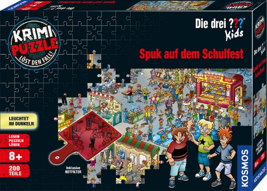 Bild von Krimipuzzle: ??? Kids - Spuk auf dem Schulfest (200 Teile)