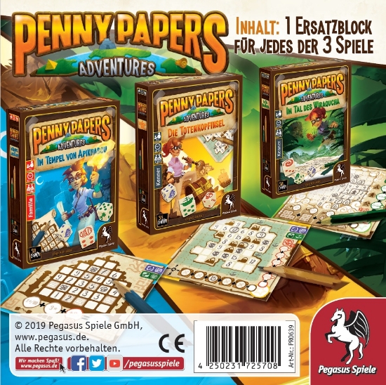 Bild von Penny Papers Adventure: Ersatzblöcke für 3 Spiele