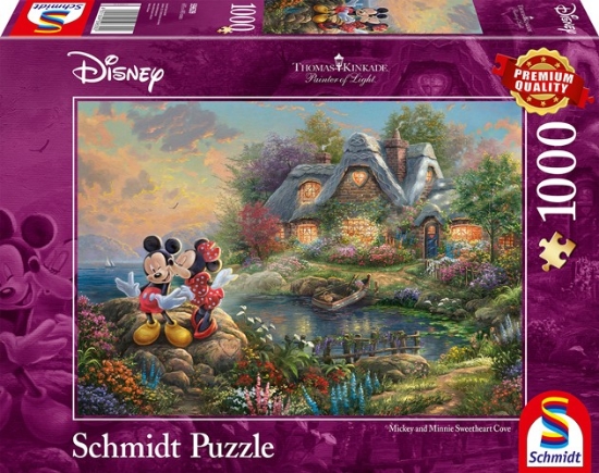 Bild von Puzzle, Disney Sweethearts Mickey & Minnie 1000 Teile