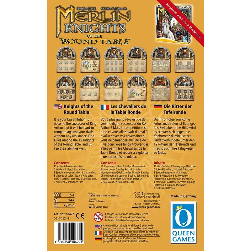 Spielladen Spielbude.ch. Merlin Knights of the Round Table – Expansion 2