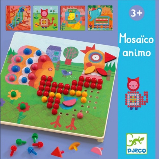 Bild von Lernspiel Mosaico animo (Djeco)