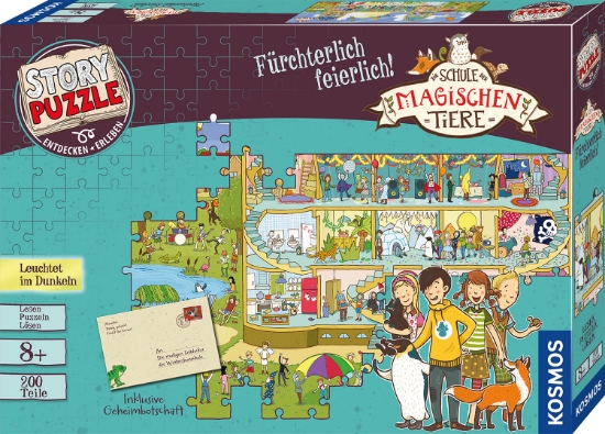 Bild von Story Puzzle: Die Schule der magischen Tiere - Fürchterlich feierlich!