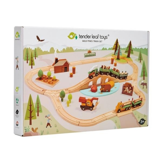 Bild von Eisenbahn Wald mit Zubehör (Tender Leaf Toys)