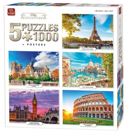 Bild von Puzzle City 5 in 1