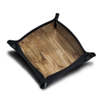 Bild von Würfelteller "Wood Texture"
