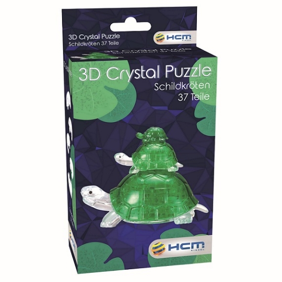 Bild von Crystal Puzzle 3D: Schildkröten 37 Teile