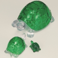 Bild von Crystal Puzzle 3D: Schildkröten 37 Teile