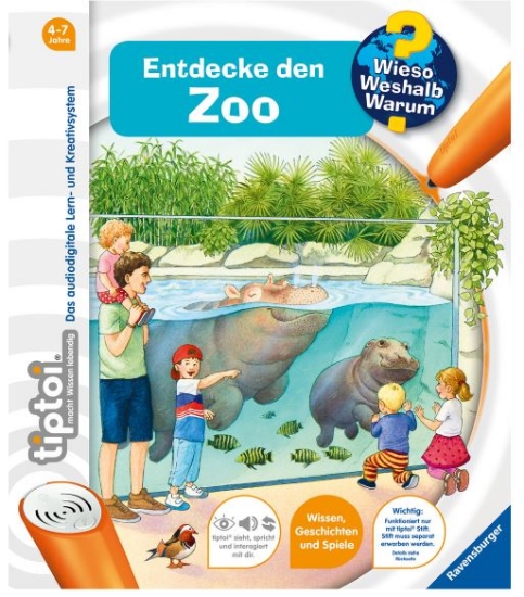 Bild von Tiptoi Buch Entdecke den Zoo