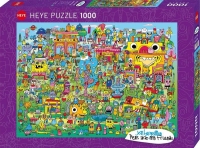 Bild von Puzzle - Doodle Village Standard 1000 Teile