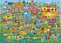 Bild von Puzzle - Doodle Village Standard 1000 Teile
