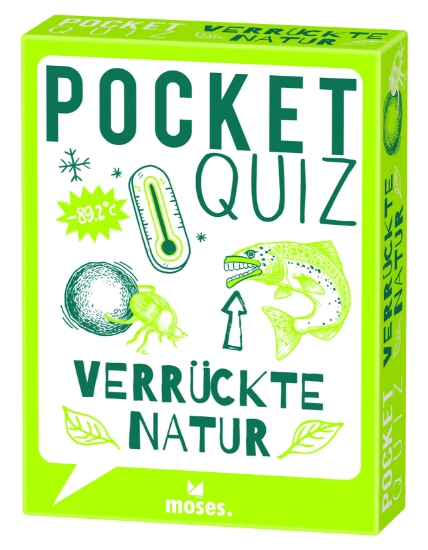 Bild von Pocket Quiz – Verrückte Natur (Moses Verlag)