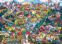 Bild von Puzzle - Go Camping! Triangular 2000 Teile