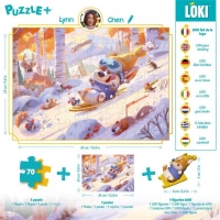 Bild von Puzzle 70T + Spielfigur Winter (Loki)