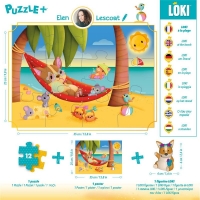 Bild von Puzzle 12 T mit Spielfigur (Loki)