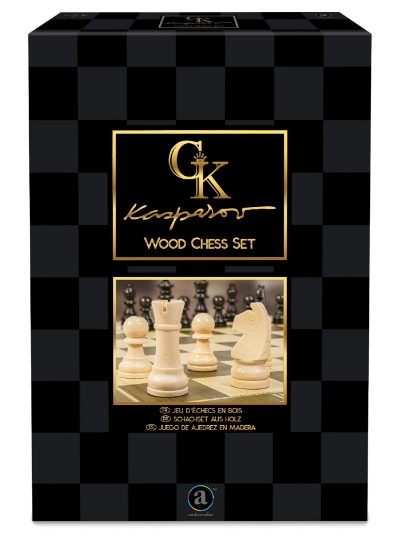 Bild von KASPAROV Wood Chess Set FSC