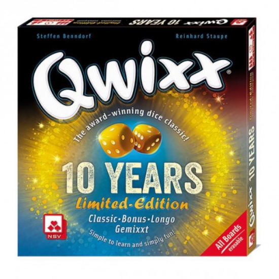 Bild von Qwixx 10 Jahre Edition