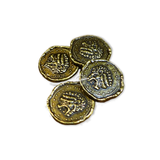 Bild von Knight Tales – Golden Metal Coins (50 Stück)