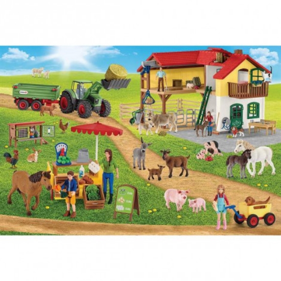 Bild von Farm World, Bauernhof und Hofladen, 100 Teile (inkl. Original-Figur)