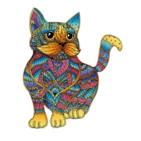 Bild von Rainbow Wooden Puzzle Cat (Katze) 99tlg.