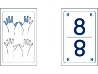 Bild von Misthaufen. Finger- und Zahlenkarten. Spiele im 20er Raum (Schubi)