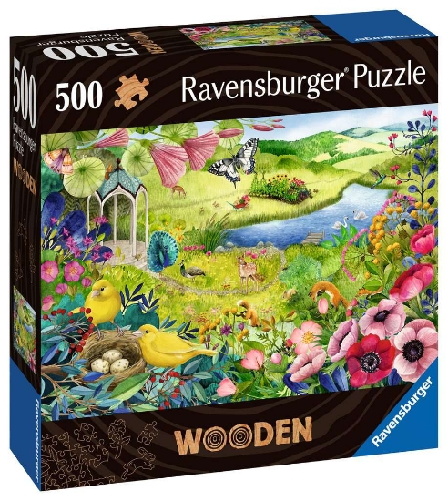 Bild von Holzpuzzle: Wilder Garten 500 Teile