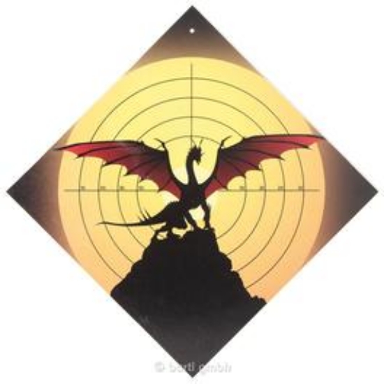 Bild von Zielscheibe Drachen zu Armbrust oder Bogen