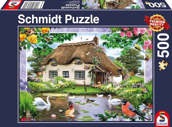 Bild von Puzzle - Romantisches Landhaus 500 Teile