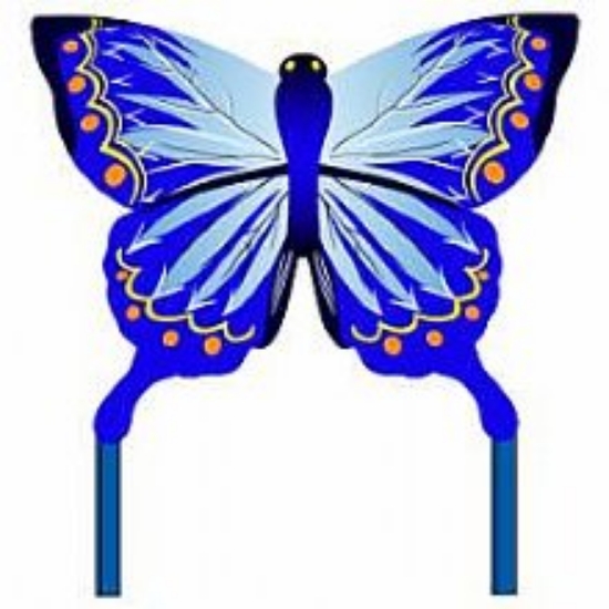 Bild von Drachen Ecoline Indigo Butterfly Kite