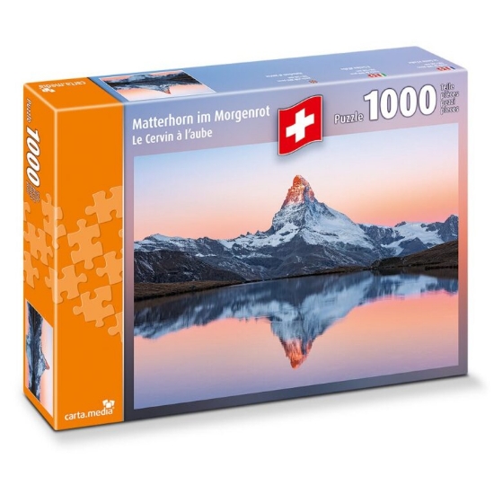 Bild von Matterhorn im Morgenrot 1000 Teile