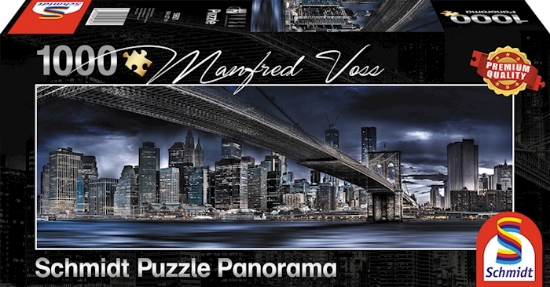 Bild von Panorama New York Dark Night 1000 Teile
