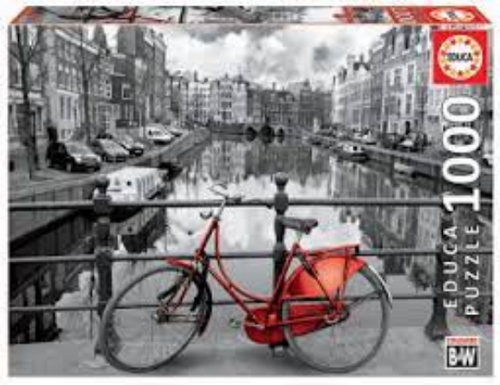Bild von Fahrrad in Amsterdam 1000 Teile Puzzle