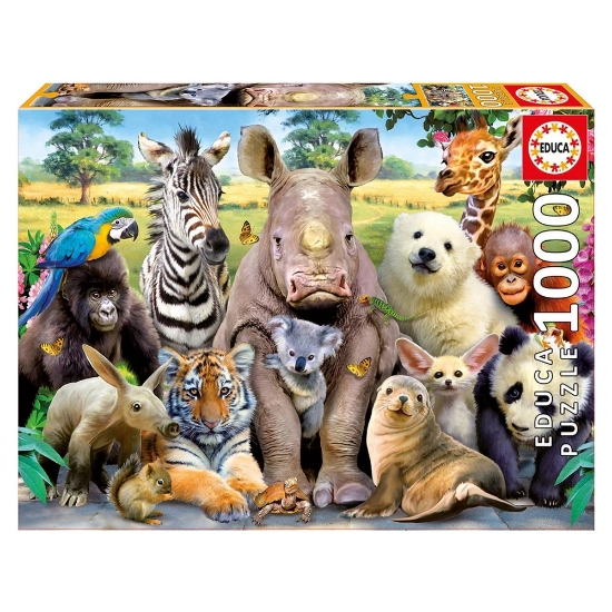 Bild von Zootiere 1000 Teile Puzzle