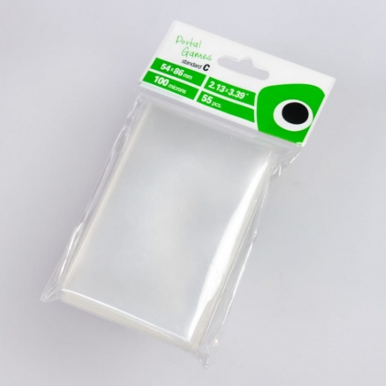 Bild von Clear Card Sleeves: Standard C (54x86 mm) = Standard USA