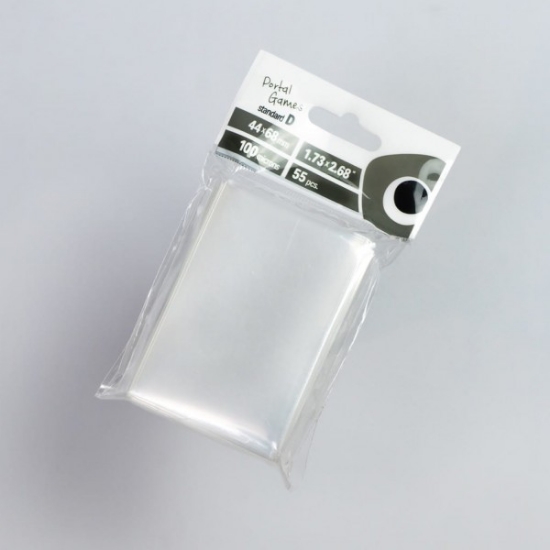 Bild von Clear Card Sleeves: Standard D (44x68 mm) = Mini European