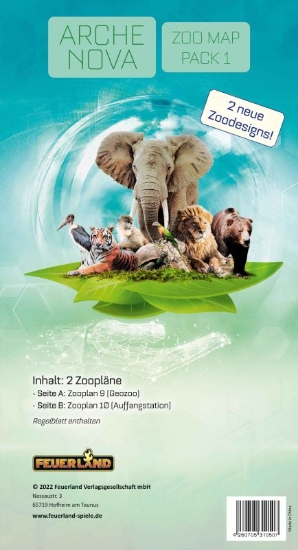 Bild von Arche Nova Zoo Map Pack 1 (deutsch)