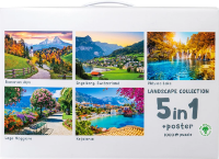 Bild von Puzzle Landscape 5 in 1 - 5x 1000 Teile