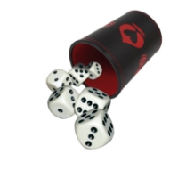 Bild von Premium Würfelbecher mit 6 Würfeln *Relaunch*