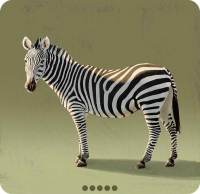 Bild von Blitz Zebra Astronaut