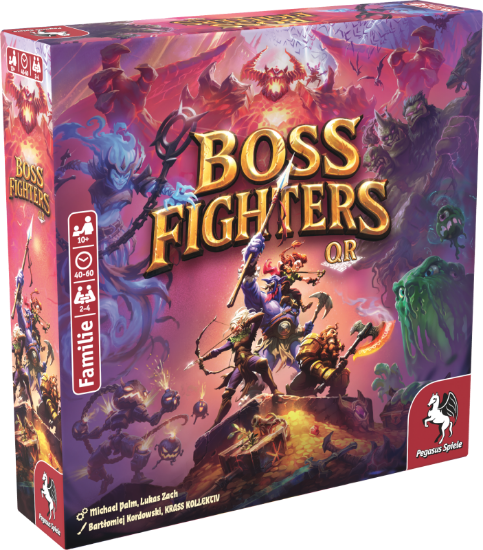 Bild von Boss Fighters QR -Nominiert zum Kennerspiel des Jahres 2026