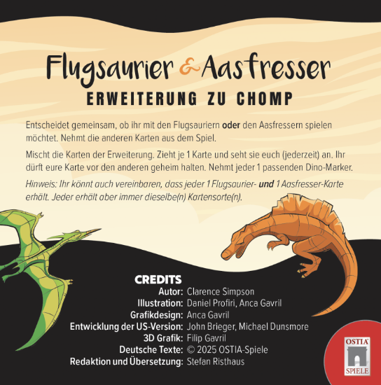 Bild von Chomp – Flugsaurier und Aasfresser Erw.